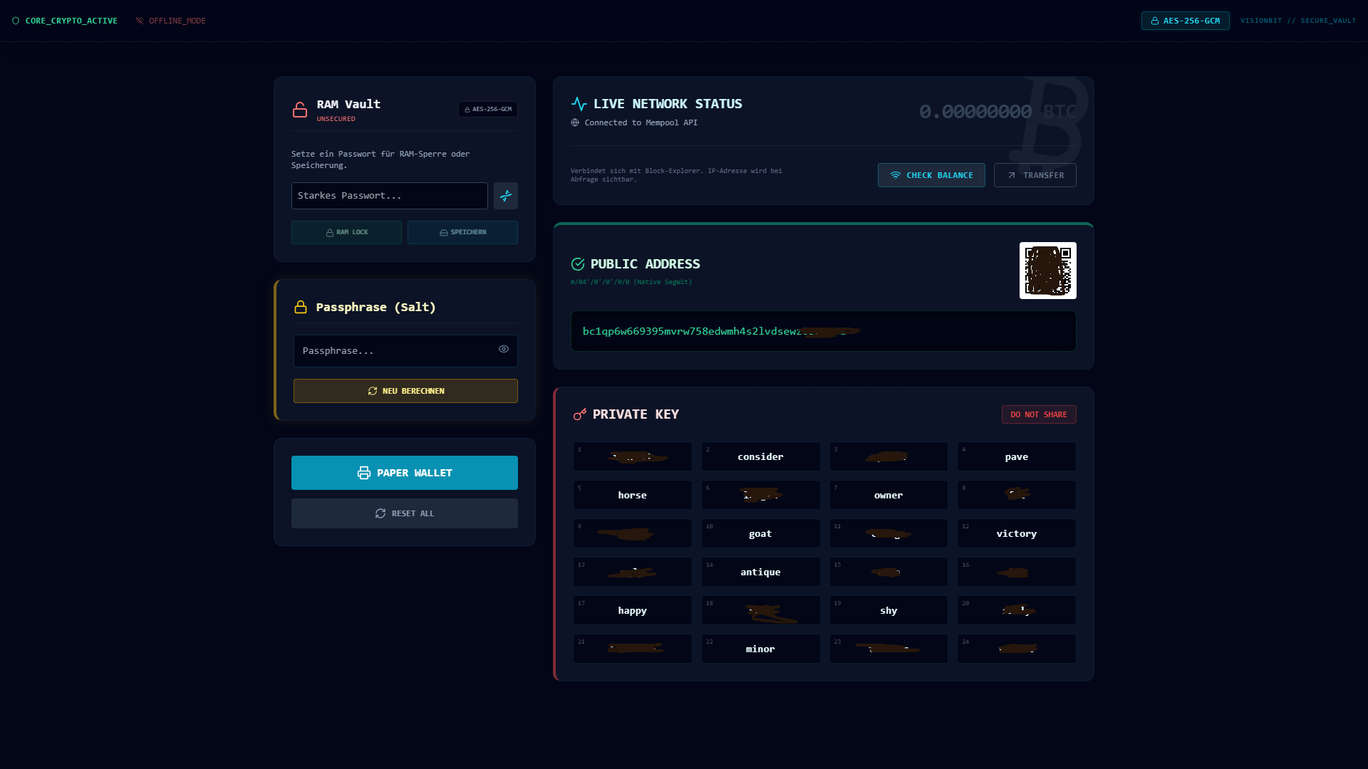 VisionBit Dashboard